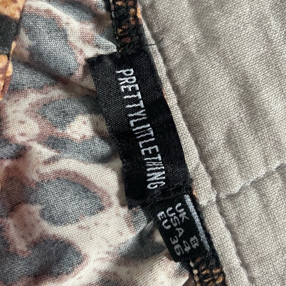 Y2k Sexy tight fit cheetah print dress - Picture 4 of 5